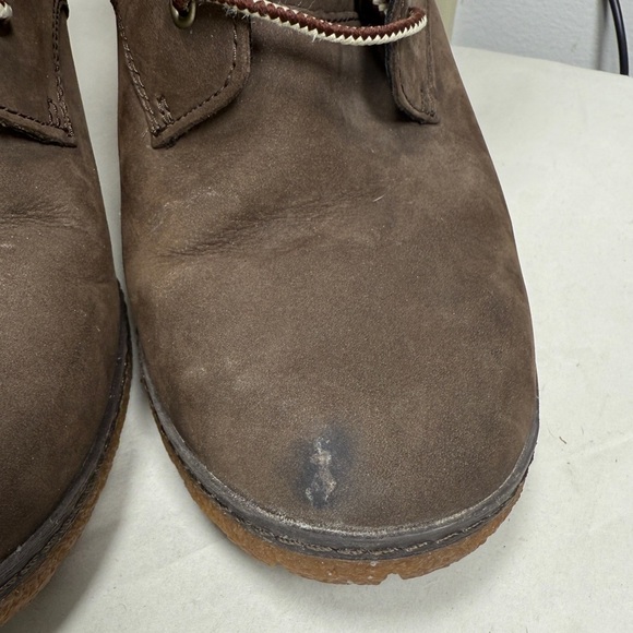 Timberland Earthkeepers Glancy Brown Lace Up Heeled Boots Size 9.5 - Picture 5 of 14